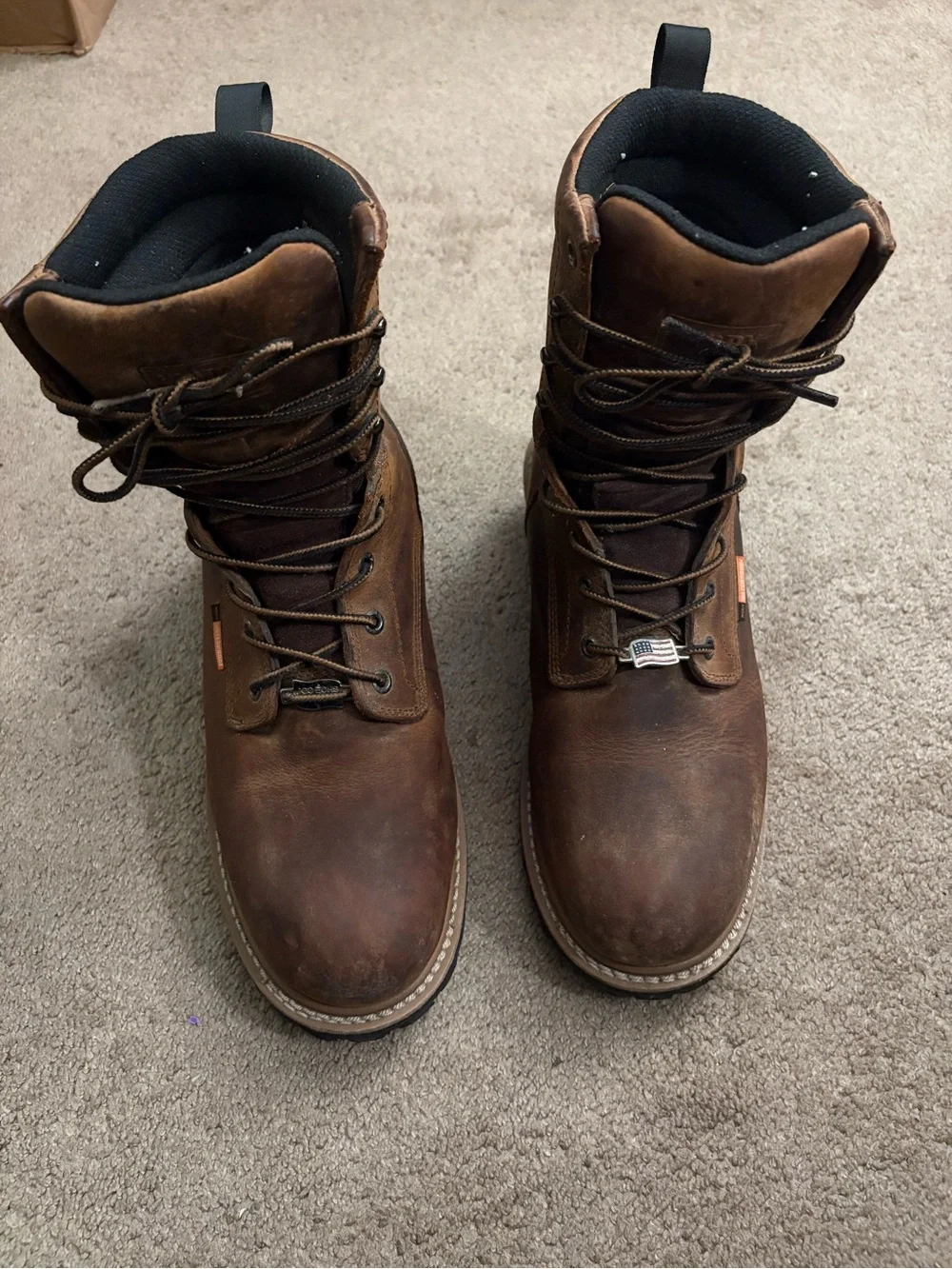 Red Wing WORX Men’s 9.5M Axil CSA Steel Toe Work Boots 5982 ASTM F 2413-05